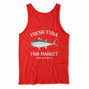 Brickline Fresh Tuna Market Tank Top for Mens - Dark Gray