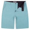 Brickline Mens Hybrid Quick Dry Board Shorts - Heather Green